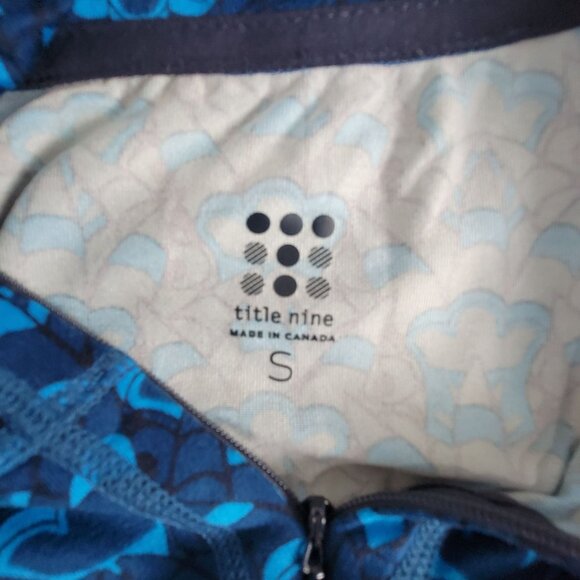 Title Nine Dress Women Blue Synergy Getaway Long Sleeve Mini Small Knit Mock Zip - Picture 4 of 9